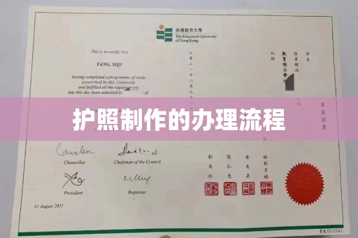 平南护照制作的办理流程