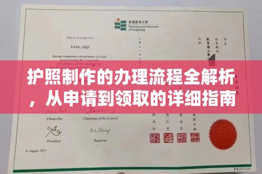 平南护照制作的办理流程全解析，从申请到领取的详细指南