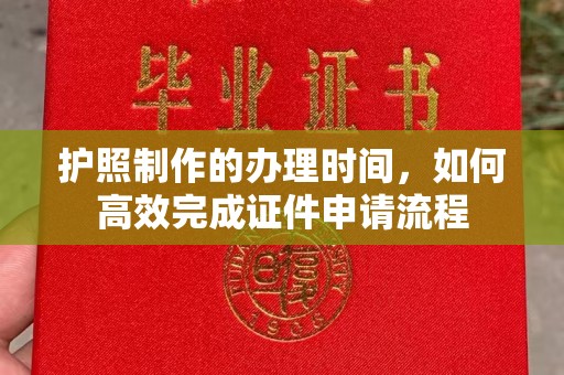 平南护照制作的办理时间，如何高效完成证件申请流程