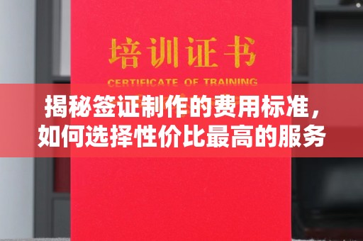 平南揭秘签证制作的费用标准，如何选择性价比最高的服务？