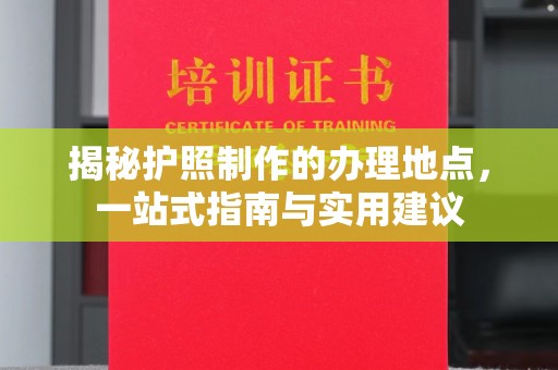 平南揭秘护照制作的办理地点，一站式指南与实用建议