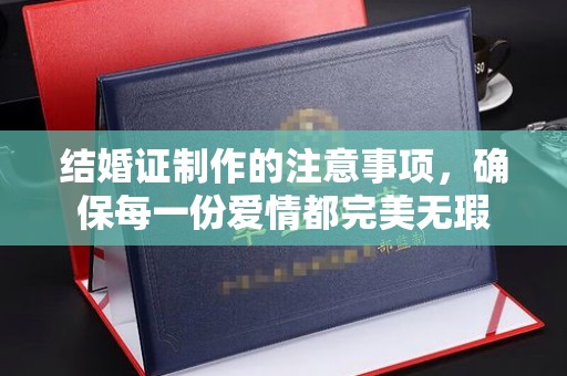 平南结婚证制作的注意事项，确保每一份爱情都完美无瑕